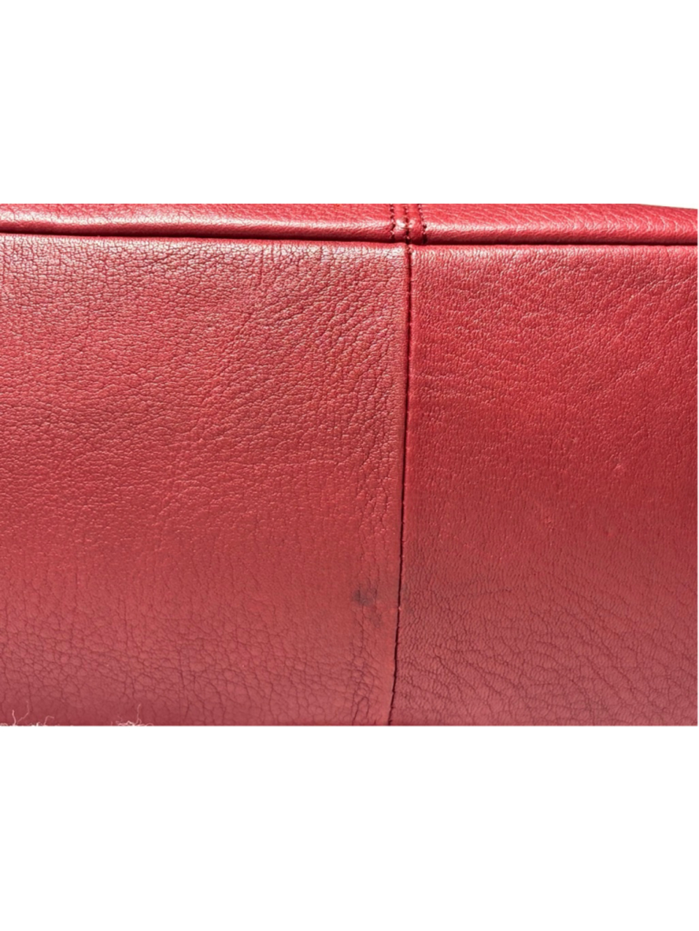 Stone Mountain Red Leather Triple Compartment Crossbody EUC - Picture 15 of 16